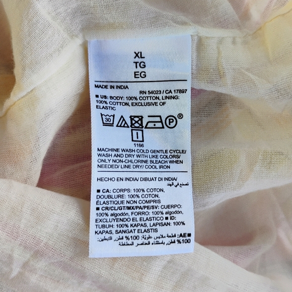 Old Navy Fit & Flare Striped Maxi Halter Dress Flowy Colorful Cotton Size XL - Picture 9 of 13